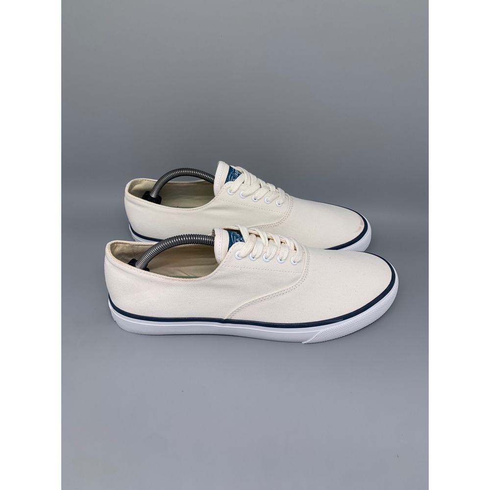 Sperry Top-Sider Classic CVO MM White Canvas Sneakers 109155 Men's Sz 10.5 NWT
